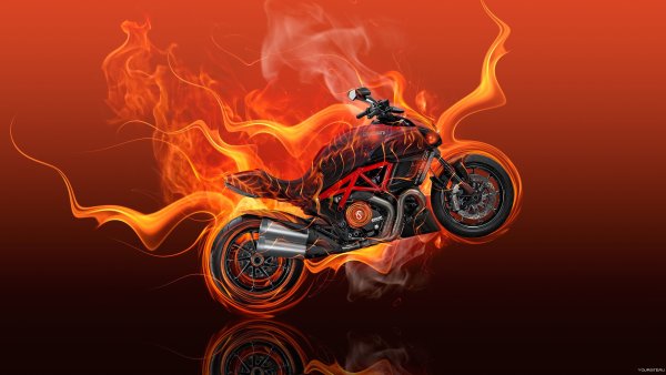 Ducati Diavel Flame