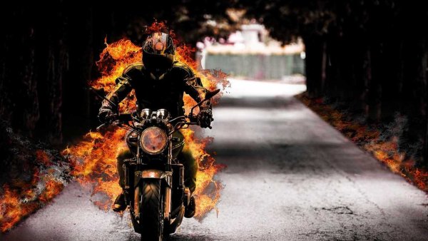 Призрачный гонщик 2 мотоцикл