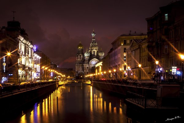 Ночной Санкт-Петербург