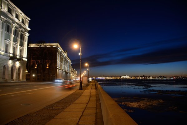 Ночной город СПБ