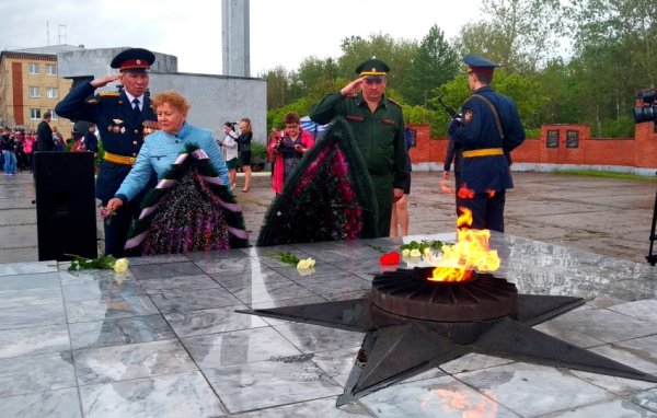 Мемориал вечный огонь Соликамск