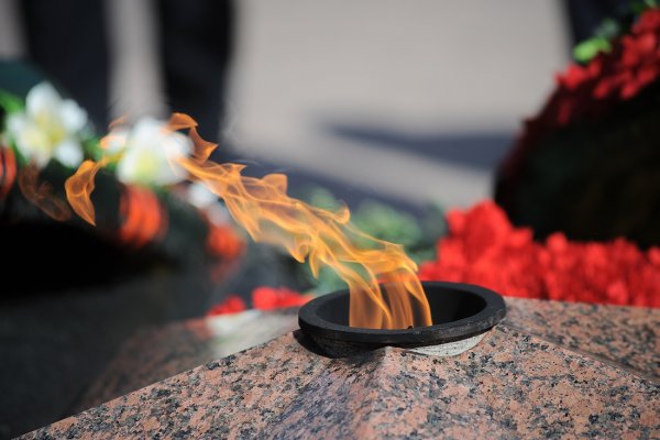 Парад Победы минута молчания