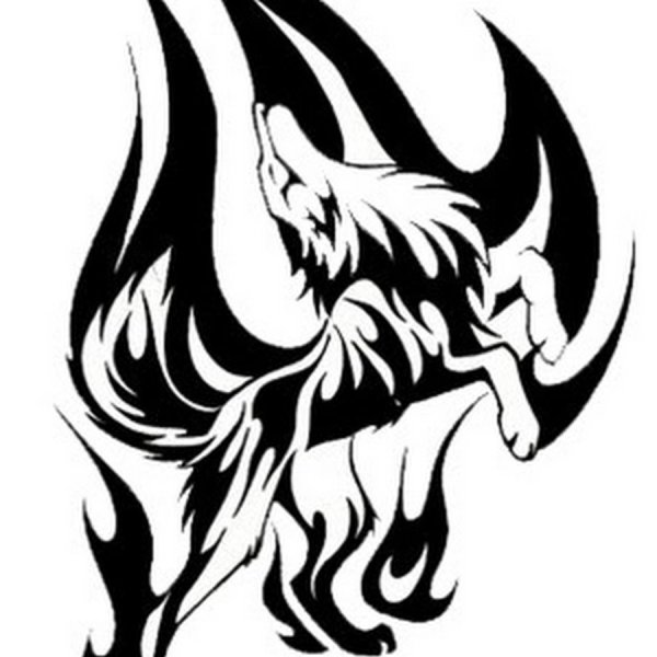 Пламя в стиле трайбл