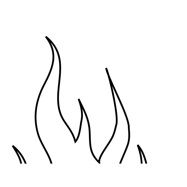 Огонек эскиз