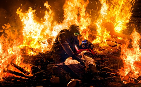 Пожар обои