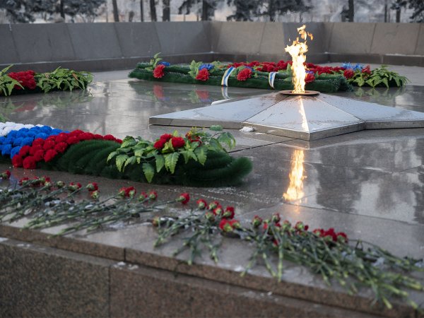 Мемориал вечный огонь Иркутск