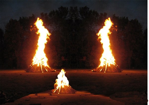 Сигнальный костер сос