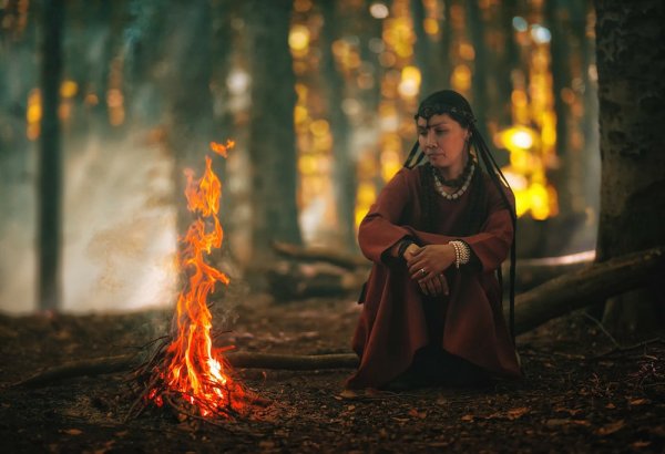 Индейцы и огонь
