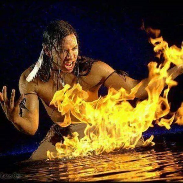 Индейцы и огонь