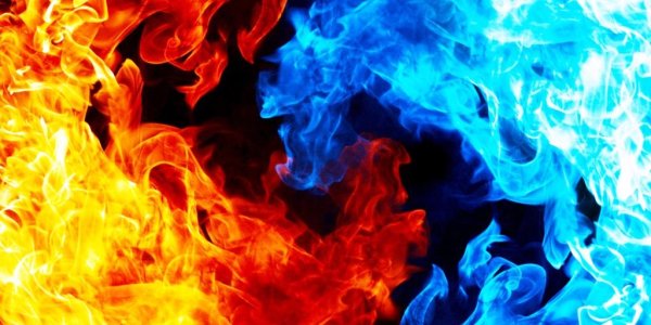 Огонь разного цвета