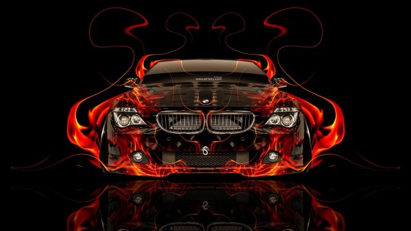 Огненная машина БМВ
