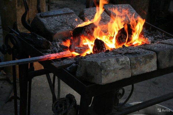 Горн в кузнице