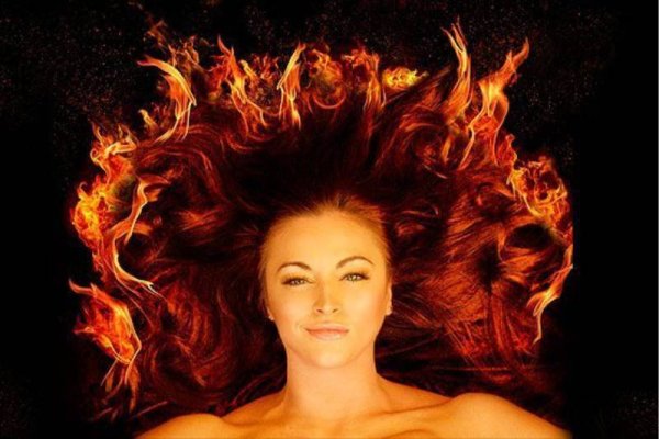 Прическа огонь