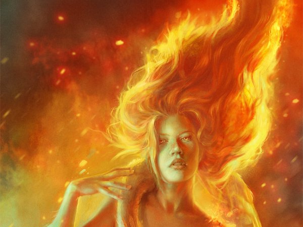 Огненная девушка