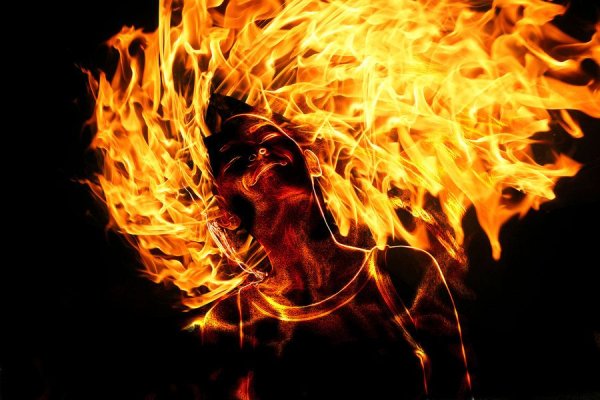 Волосы огонь