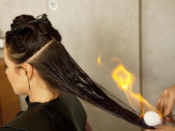 Стрижка огнем