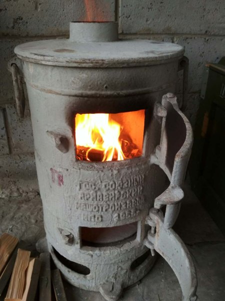 Печь буржуйка огонек 125