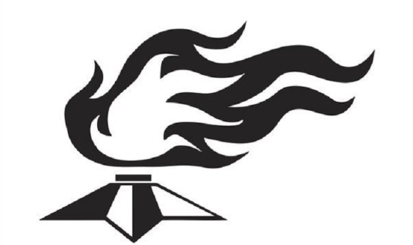 Вечный огонь силуэт