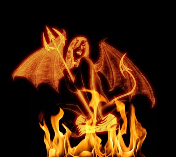 Сатана в огне