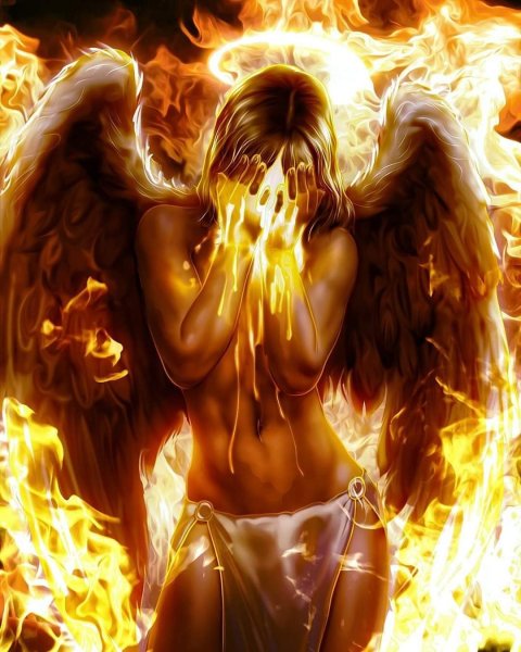 Девушка с крыльями ангела