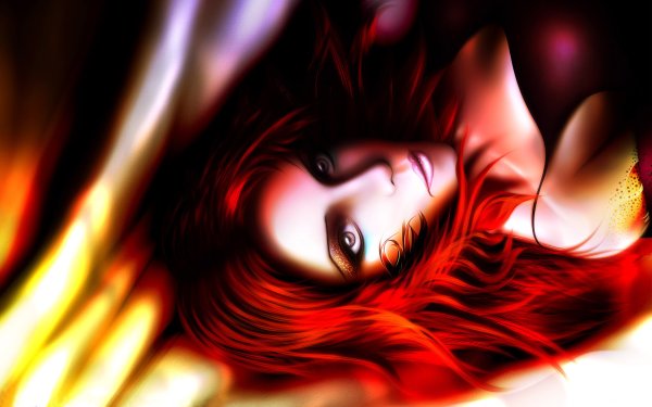 Девушка с огненными глазами