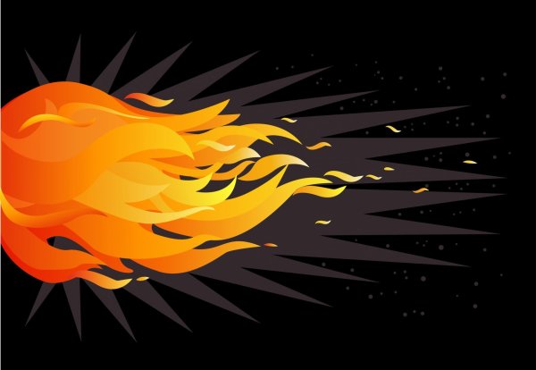 Стилизованный огонь