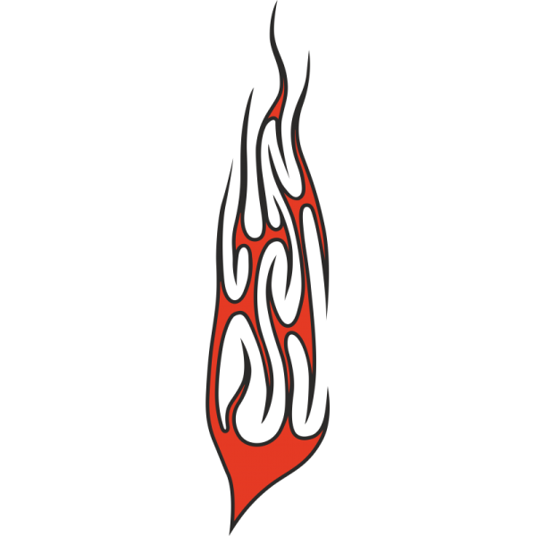 Стилизованные языки пламени