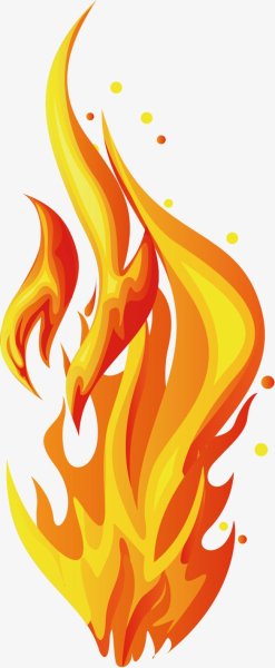 Нарисованное пламя