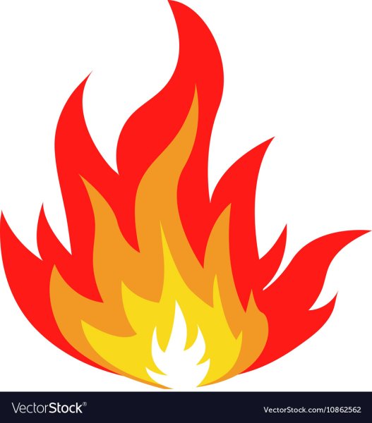 Огонь схематичный рисунок