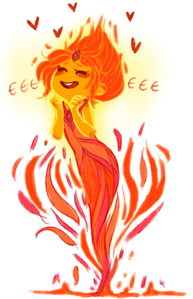 Девушка и огонь