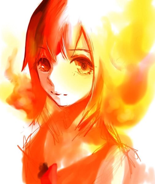 Огненная девушка