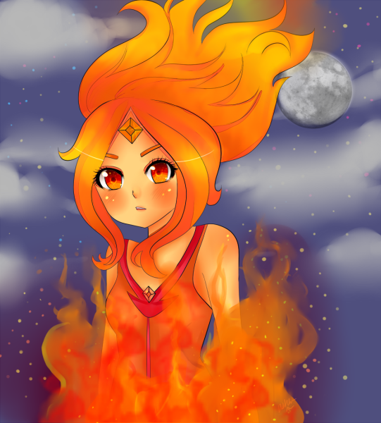 Время приключений принцесса пламя