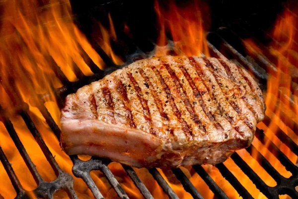 Рибай на гриле