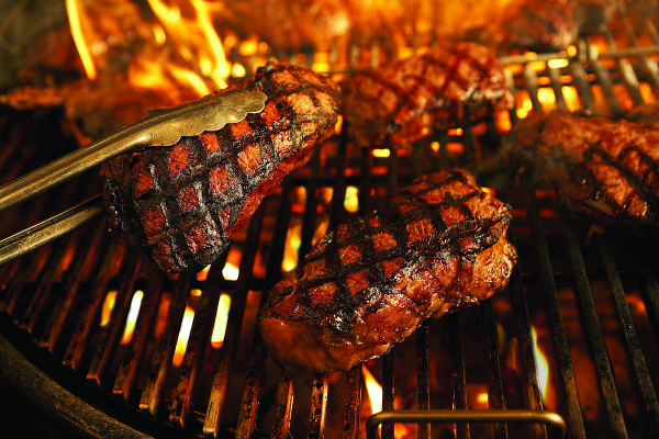 Гриль огонь