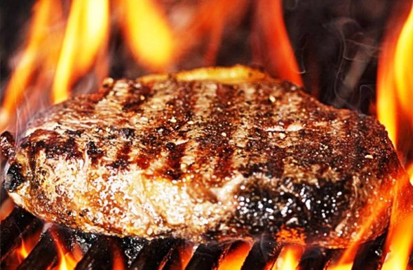 Мясо на открытом огне