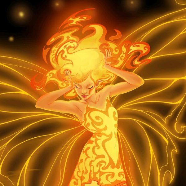 Фея огня фэнтези