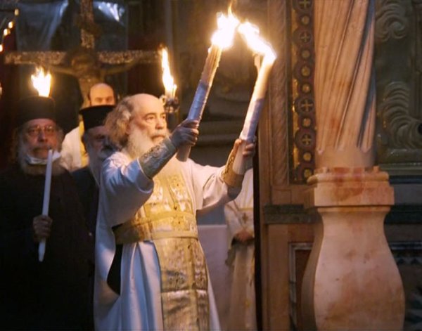 Благодатный огонь в Иерусалиме