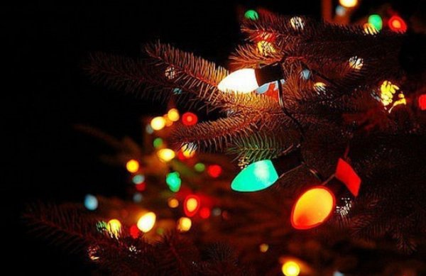 Фонарики на елку