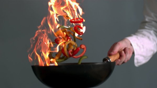 Сковородка пламя