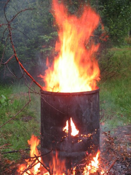 Бочка для костра