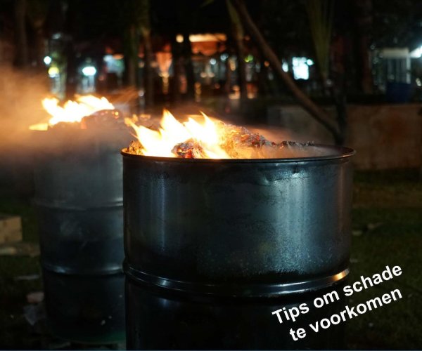 Мазут и огонь