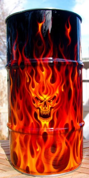 Бочки с огнем