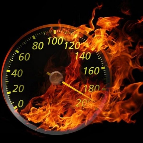 Часы в огне