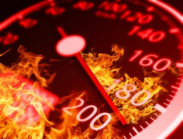 Огненный спидометр