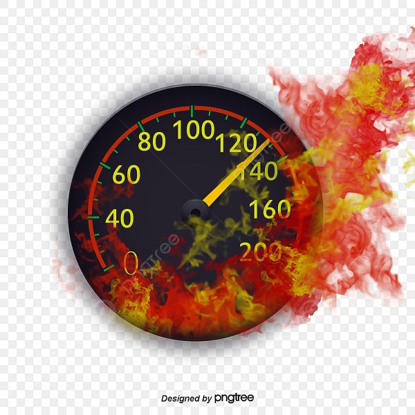 Горящий спидометр