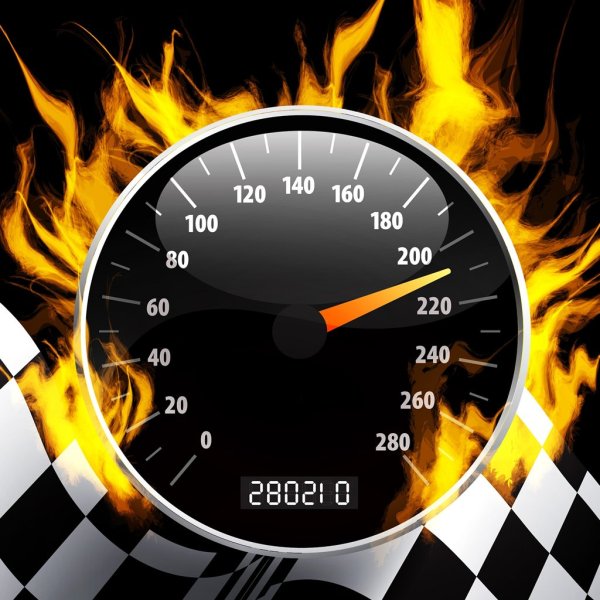 Красивый спидометр