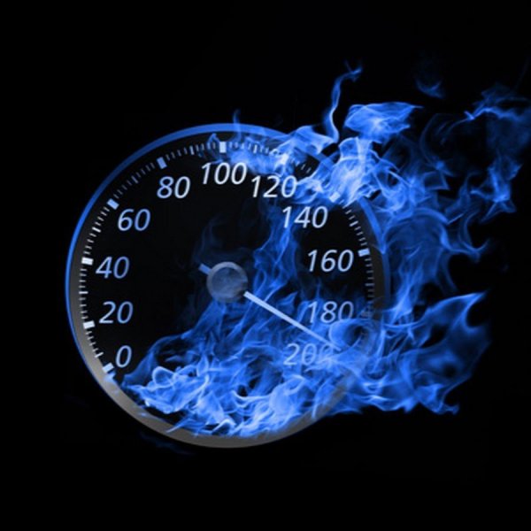 Неоновый спидометр