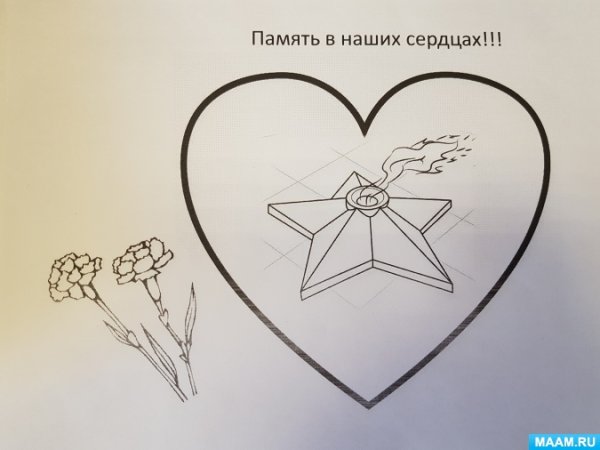 Рисунок на тему память в наших сердцах жива