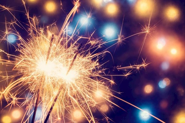 Бенгальские огни новый год