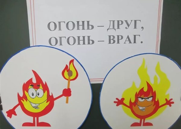 Огонь друг или враг рисунки